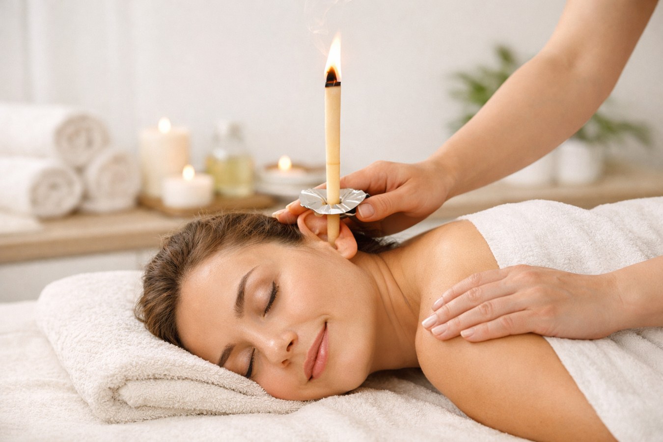 Kopfbehandlung & Ohrkerzenbehandlung bei Massage TCM China-Japan Tuina Erfurt